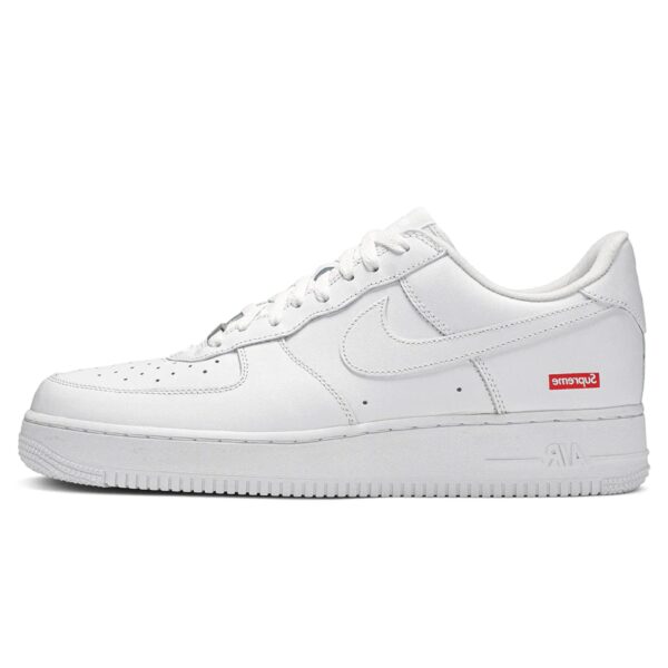 Supreme x Air Force 1 Low 'Box Logo - White' - Image 2