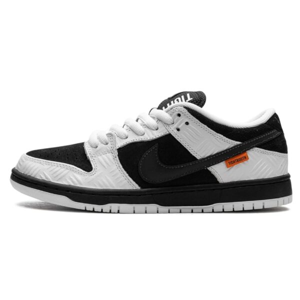 NK SB DUNK LOW X TIGHTBOOTH WHITE BLACK - Image 2