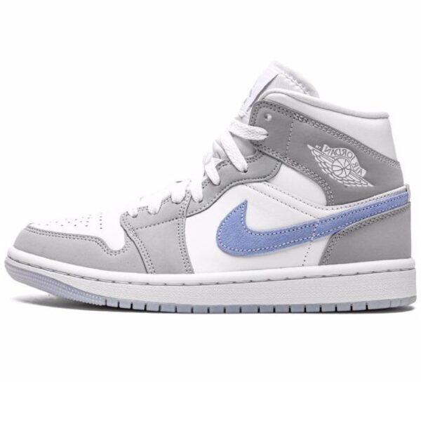 Air AJ 1 Retro High Mid Grey Blue - Image 3