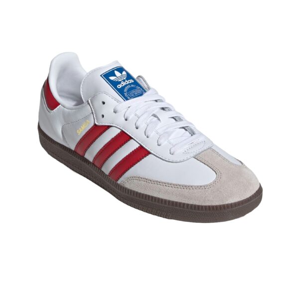 addidas Samba OG White Better Scarlet - Image 3