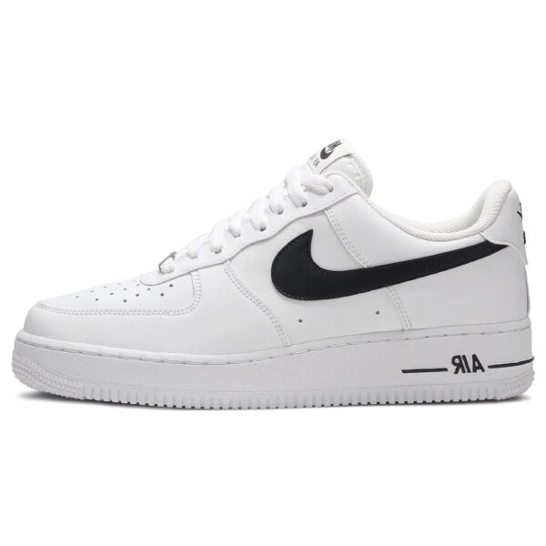 Air Force 1 '07 'Cut Out Swoosh - White Black' - Image 2
