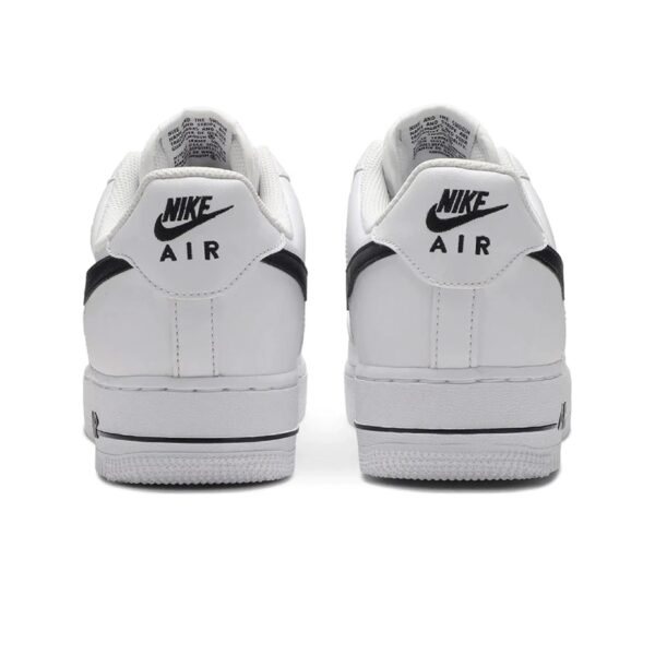 Air Force 1 '07 'Cut Out Swoosh - White Black' - Image 3