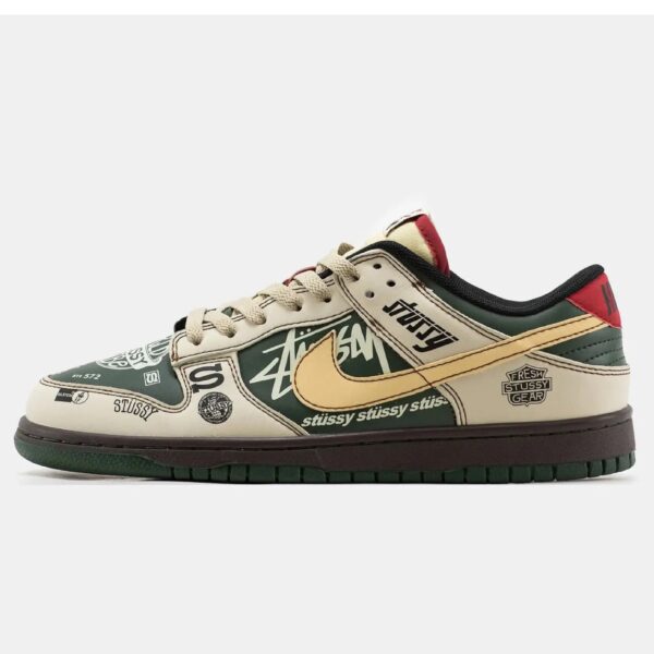 NK SB Dunk Low Stussy Beemer Sneakers - Image 2