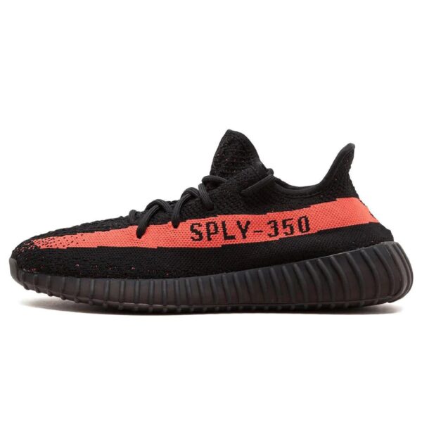 addidas Yeeezy Boost 350 V2 Low Red Stripe - Image 4